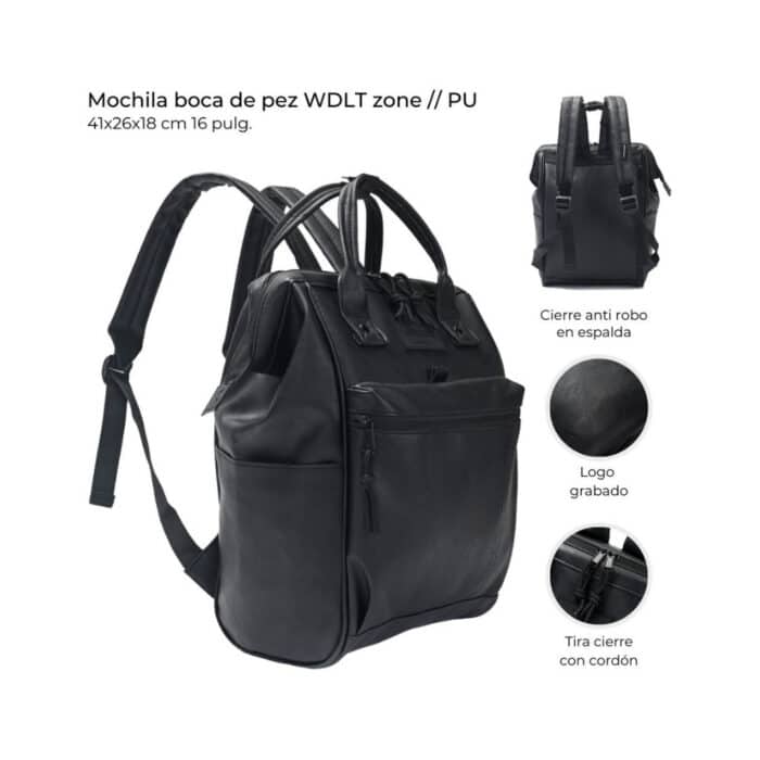 Mochila Boca De Pez Wanderlust